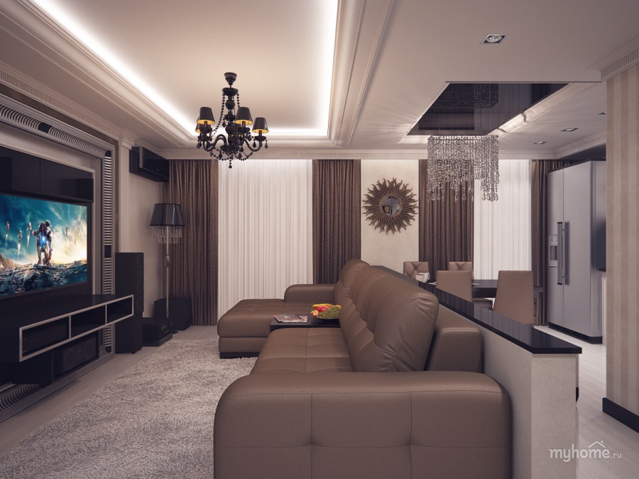 Проект гостиной в квартире