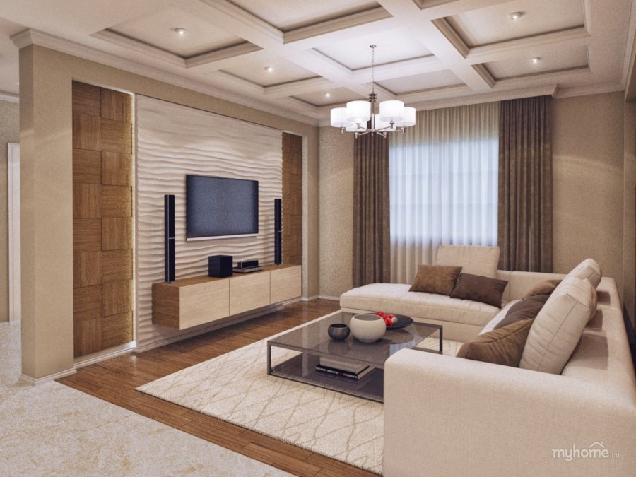 Интерьер гостиной крупный план