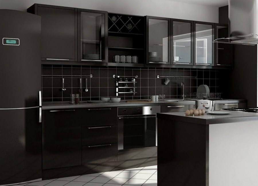 Кухня Хай тек венге