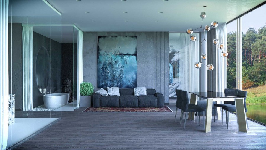 Сочетание цветов в интерьере