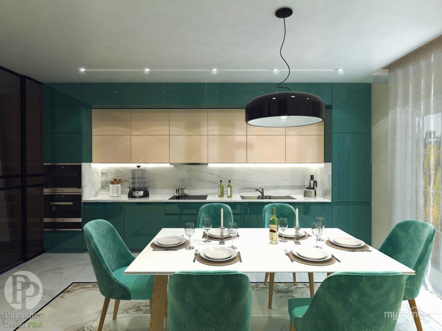 Изумрудные оттенки Dulux