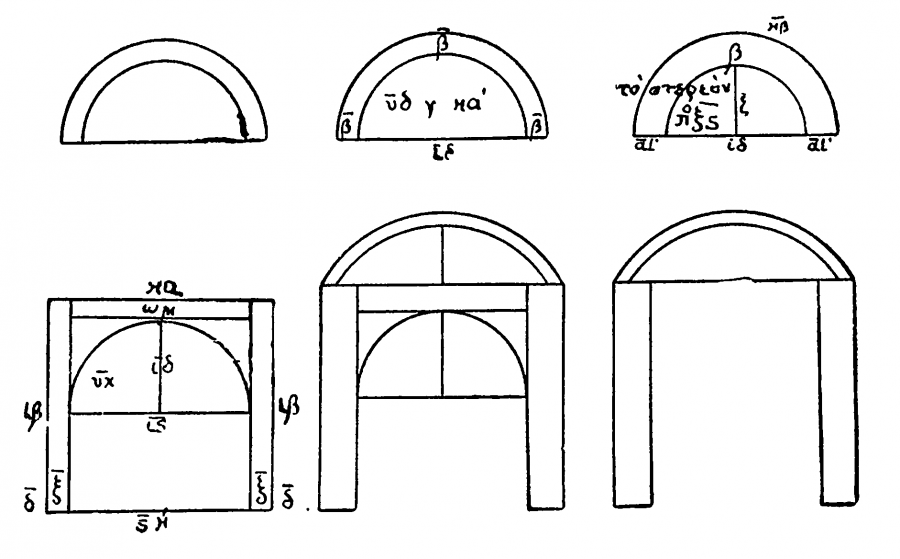 Сводчатая крыша чертеж