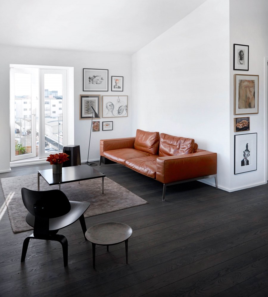 Белые стены в интерьере