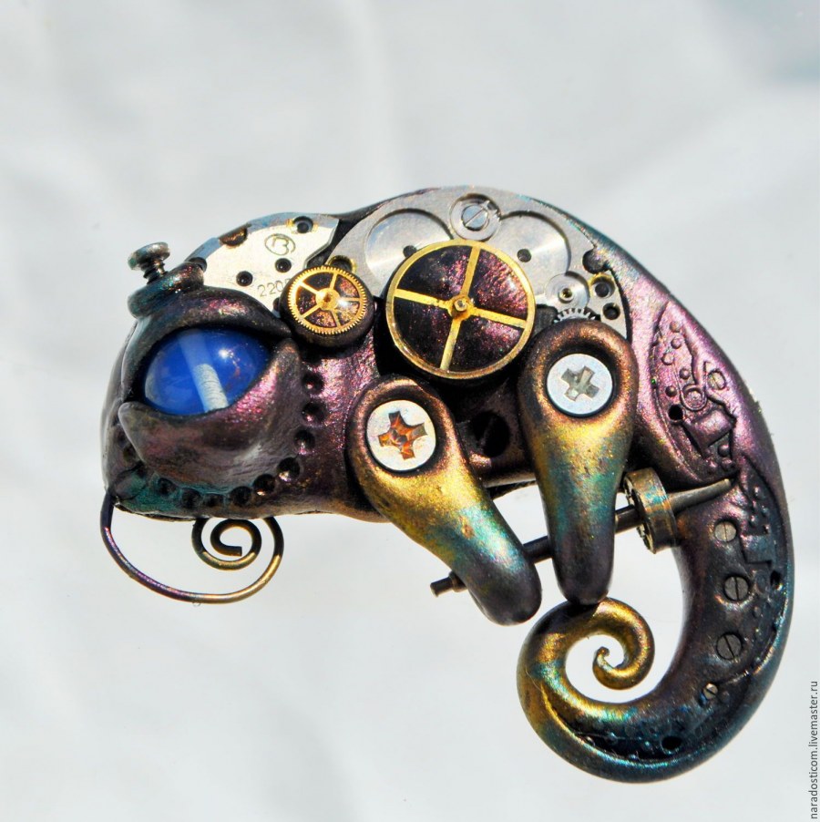 Зал в стиле стимпанк