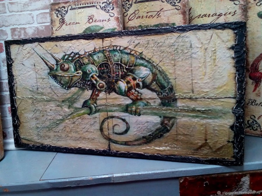 Байк в стиле стимпанк