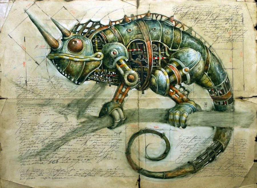 Комната для подростка в стиле стимпанк