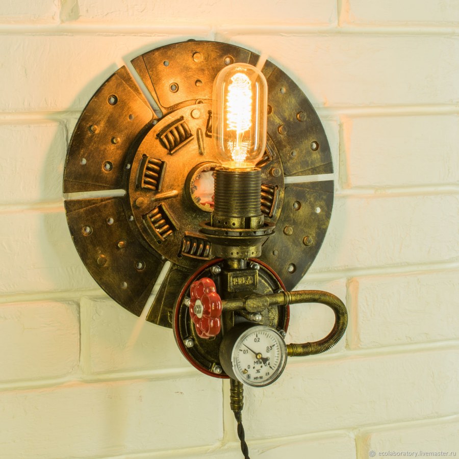 Зал в стиле стимпанк