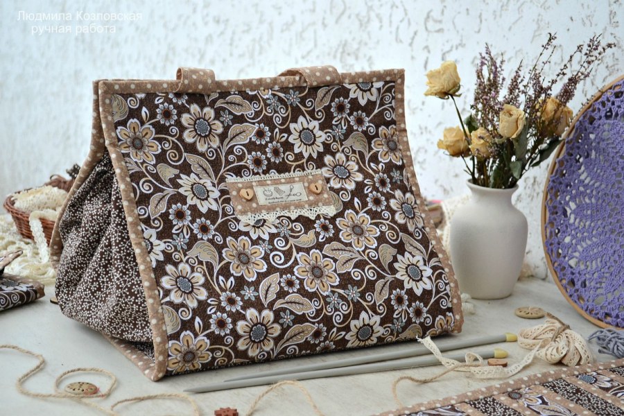 Сумочка органайзер для рукоделия