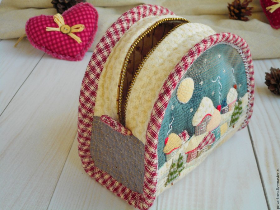 Лоскутные косметички