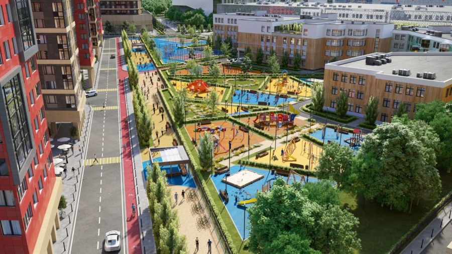 Москва, ЮАО, Р-Н Даниловский, парк легенд квартал