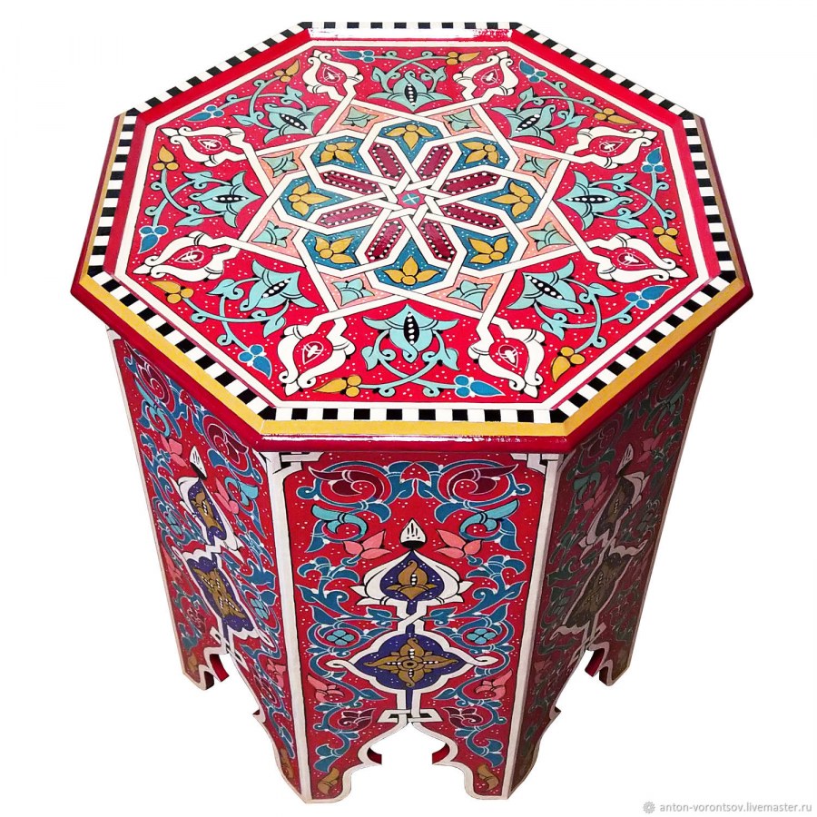 Кофейный Маррок марокканский столик