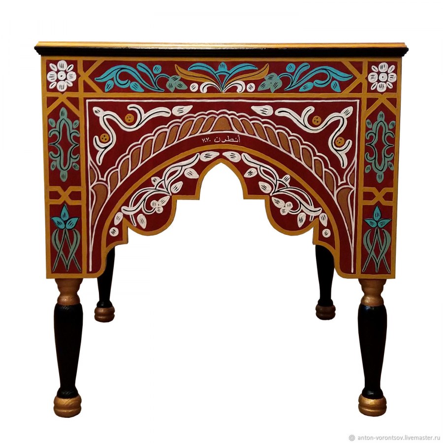 Кофейный Маррок марокканский столик