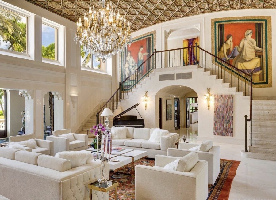 Вилла в Майами интерьер