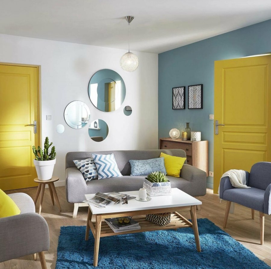 Сочетание цветов в интерьере