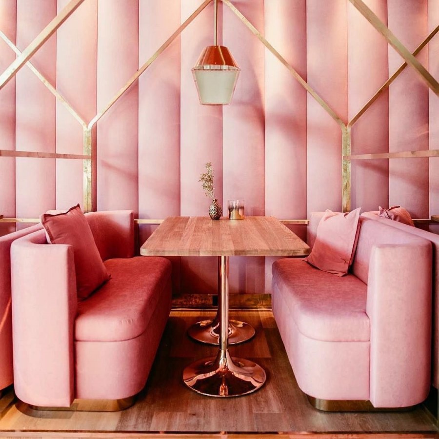 Эстетика интерьер розовый