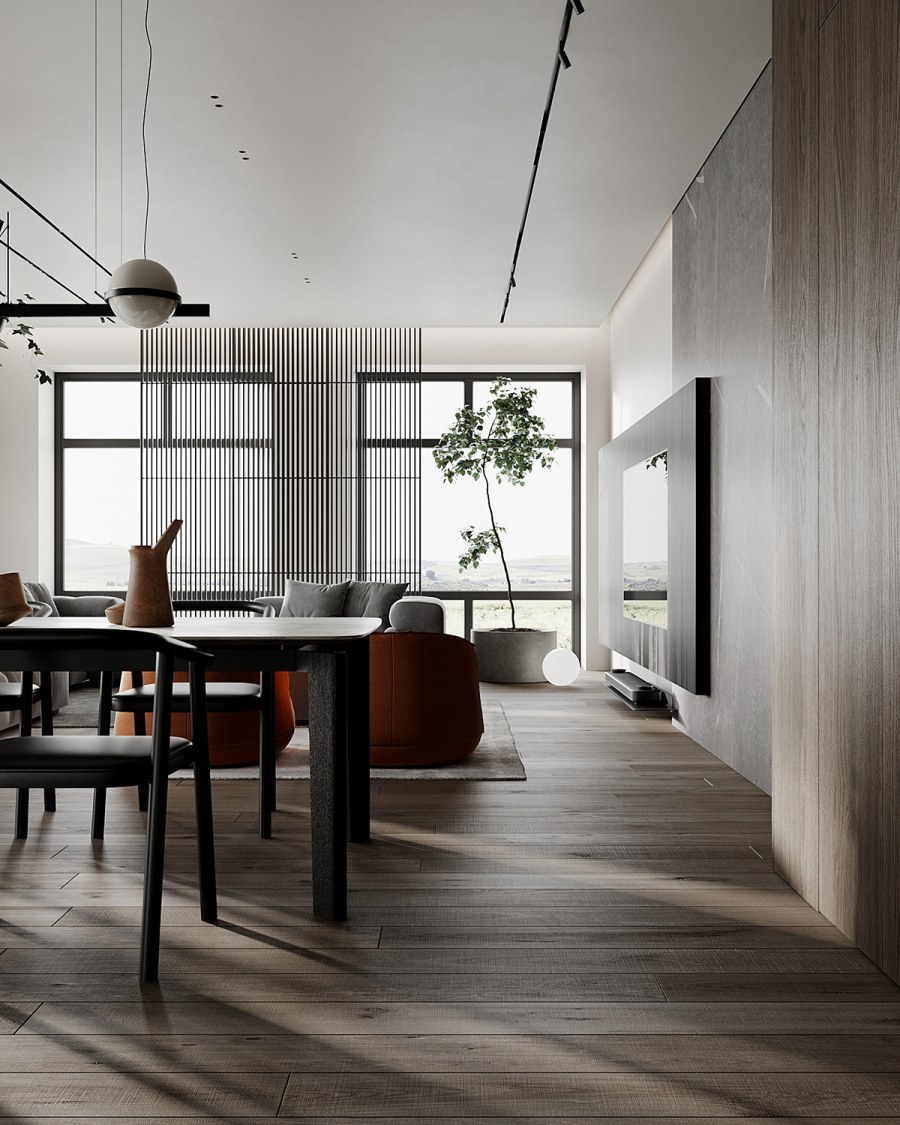 Обои модные тенденции 2021 для гостиной