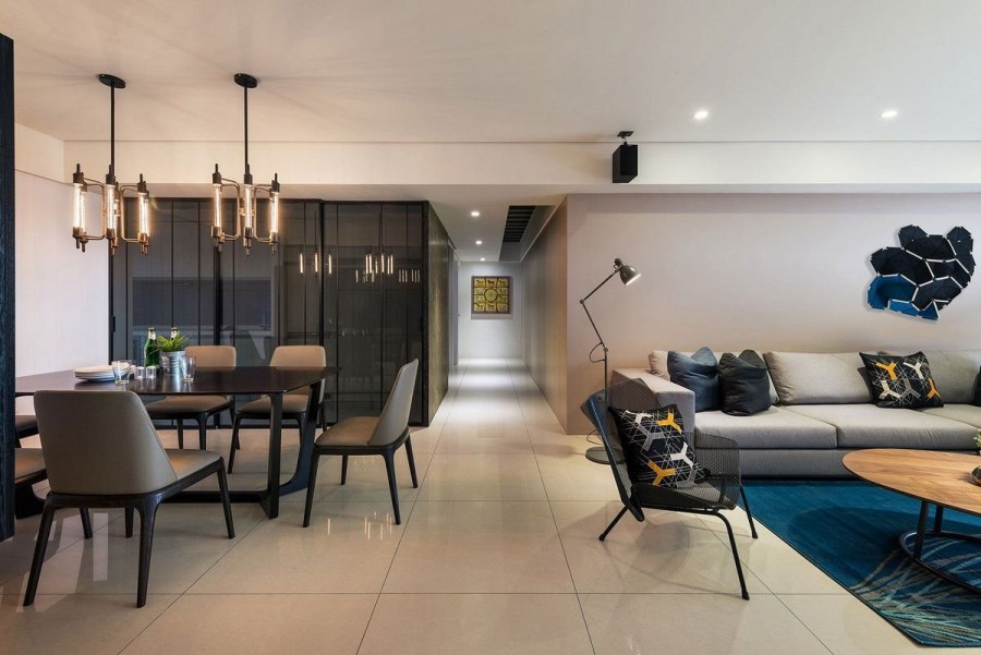 Интерьер дома кухня гостиная