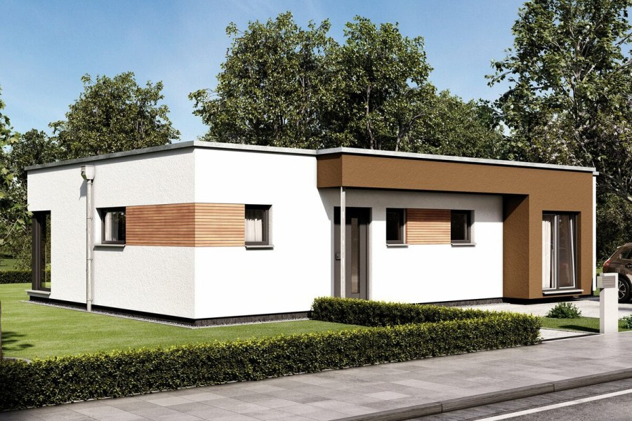 Бунгало с плоской крышей