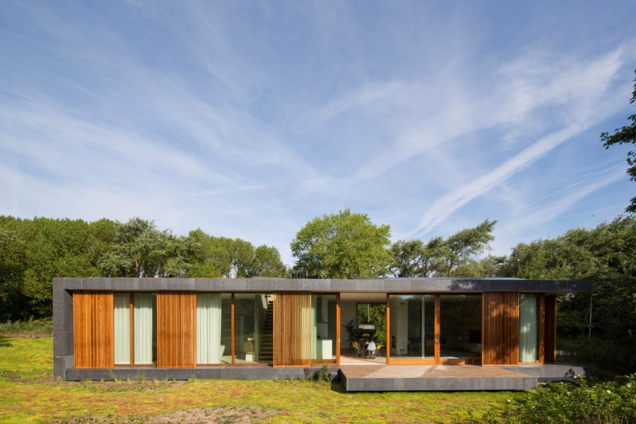 Дом лофт одноэтажный с плоской