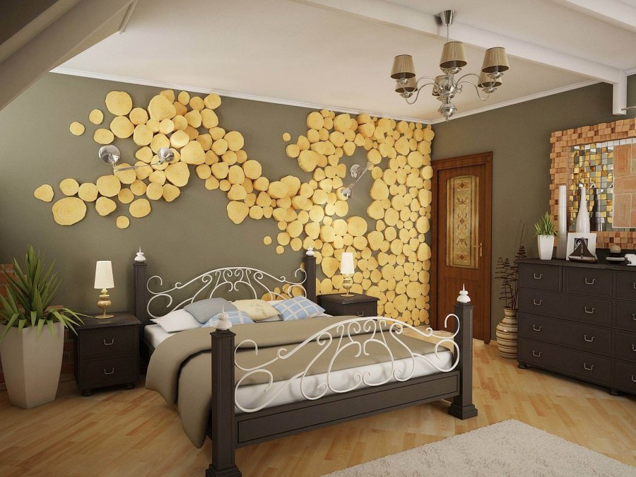 Rustic Wood Decor спальня