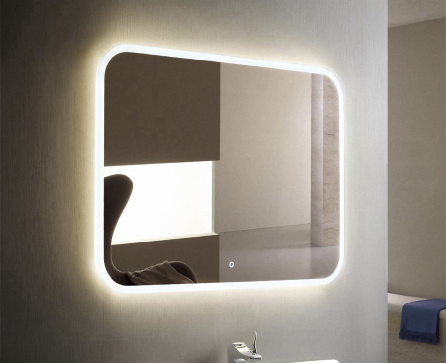 Зеркало demure led 915x685