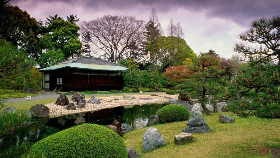 Ландшафтный пейзажный сад Японии