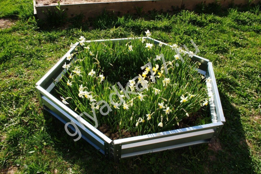 Ограждение для грядок Гарден дримс из ДПК