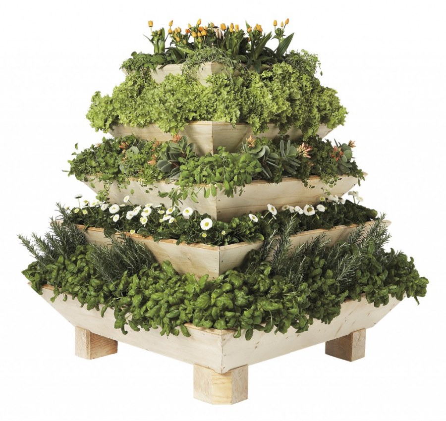 Многоярусные клумбы