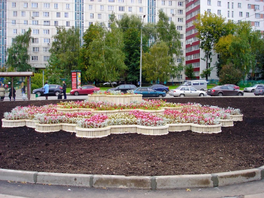 Оригинальные клумбы