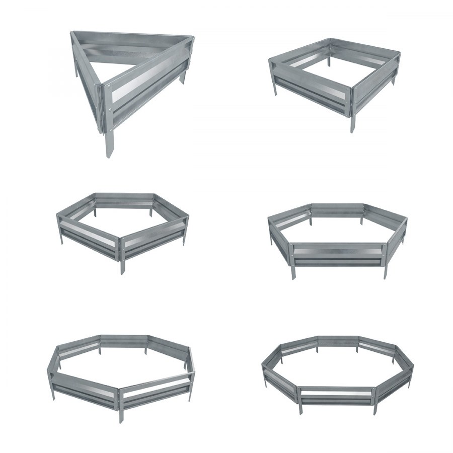 Сборная клумба на шарнирах