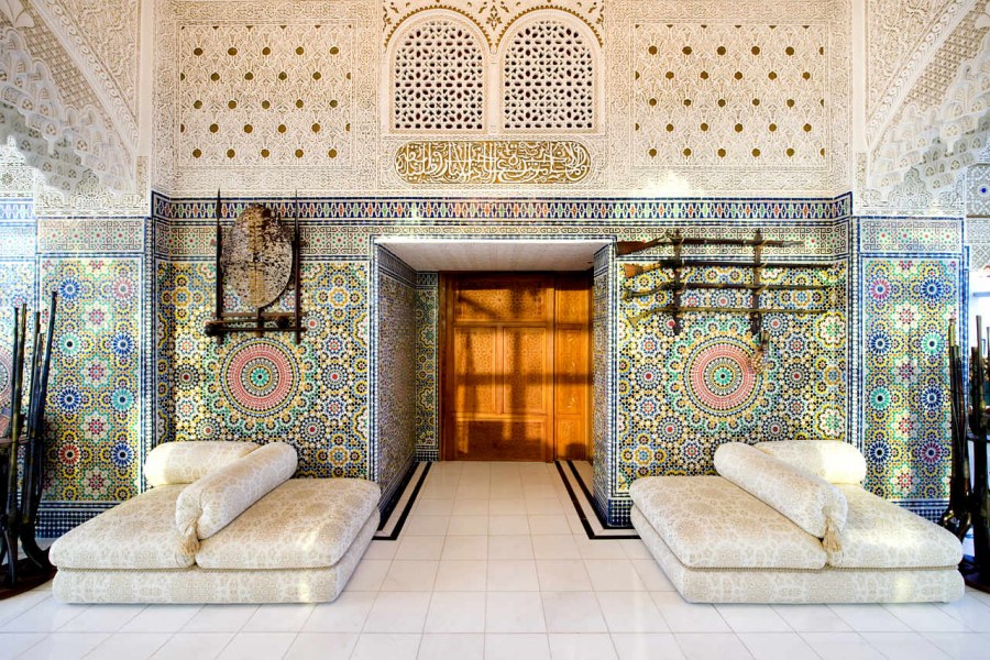 Интерьер дворца в марокканском стиле