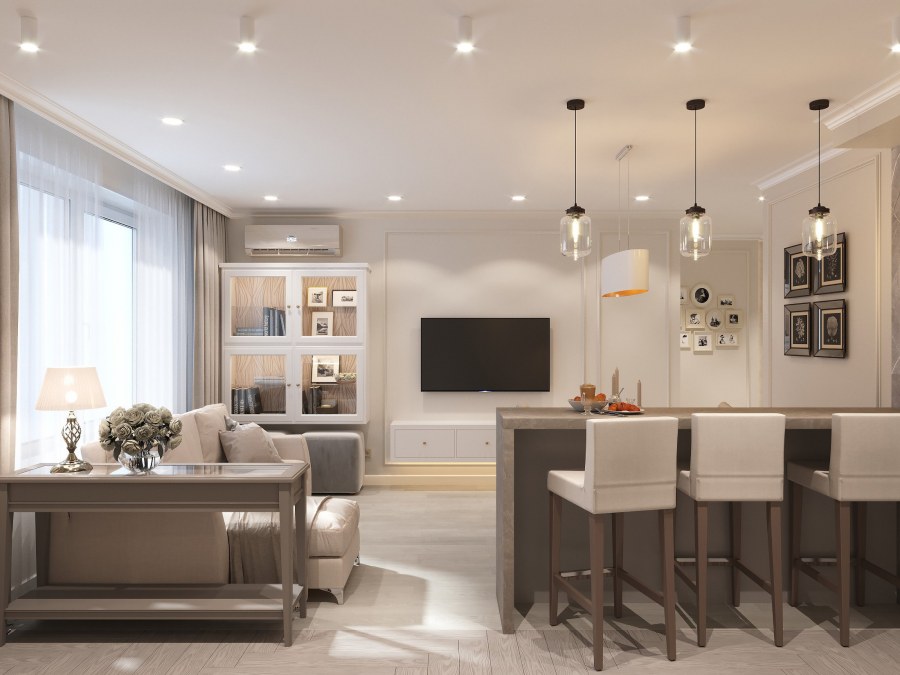 Кухня гостиная