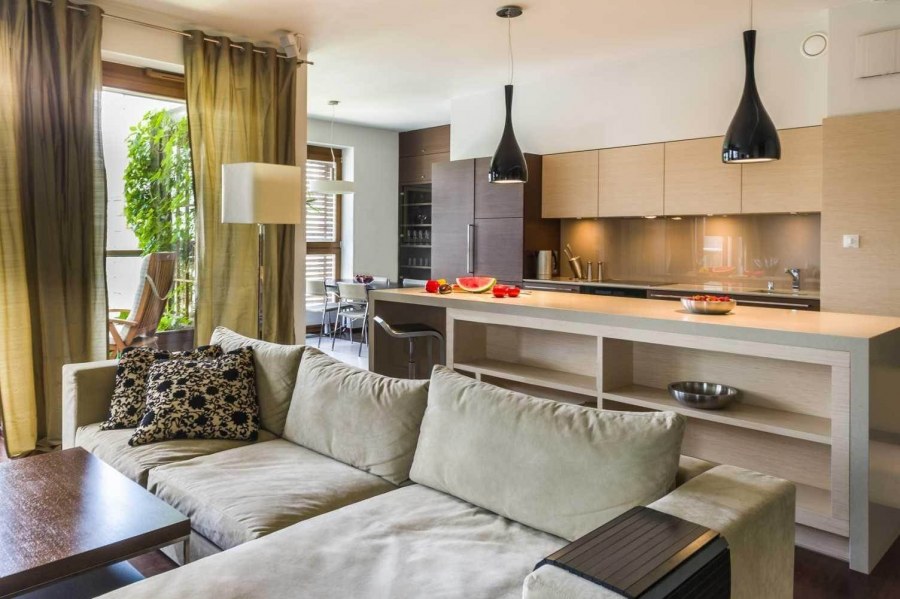 Кухня с гостинной 20кв м