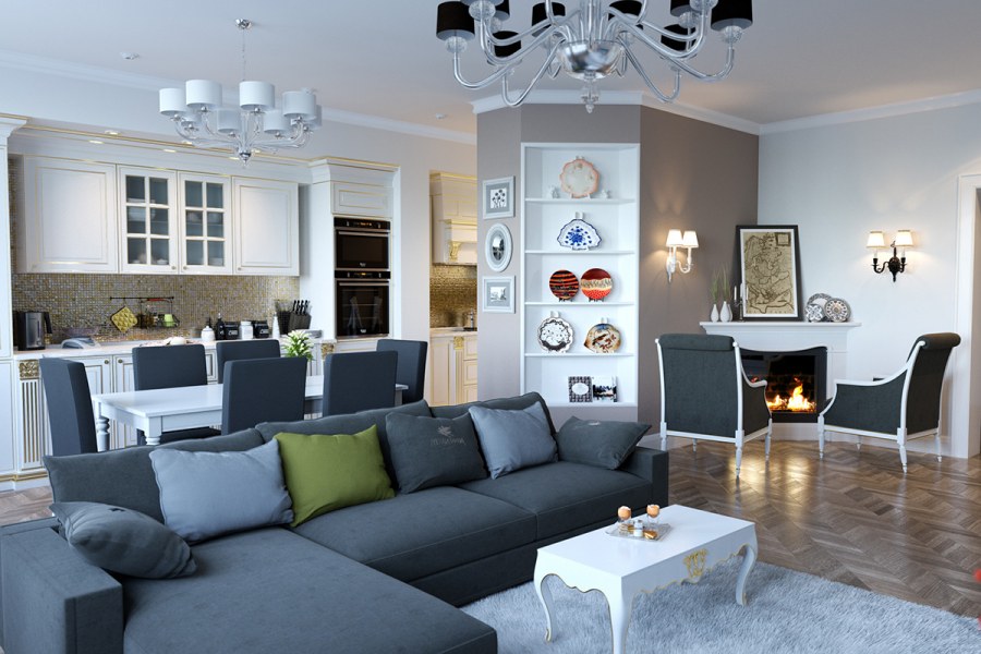 Проекты квартир с интерьером