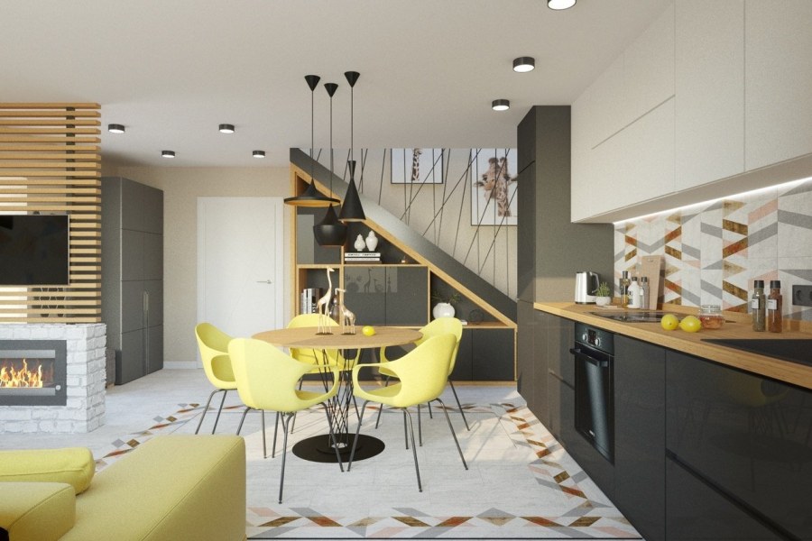 Американский стиль в интерьере