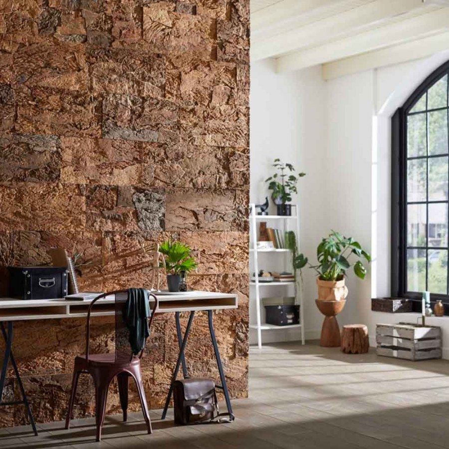 Пробка в интерьере загородного дома