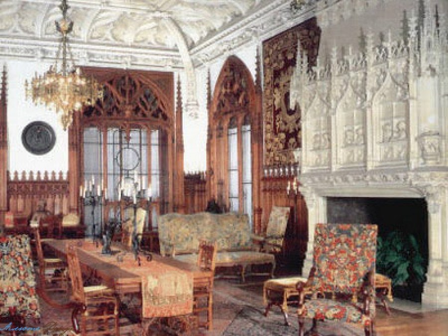 Готический интерьер 13 век