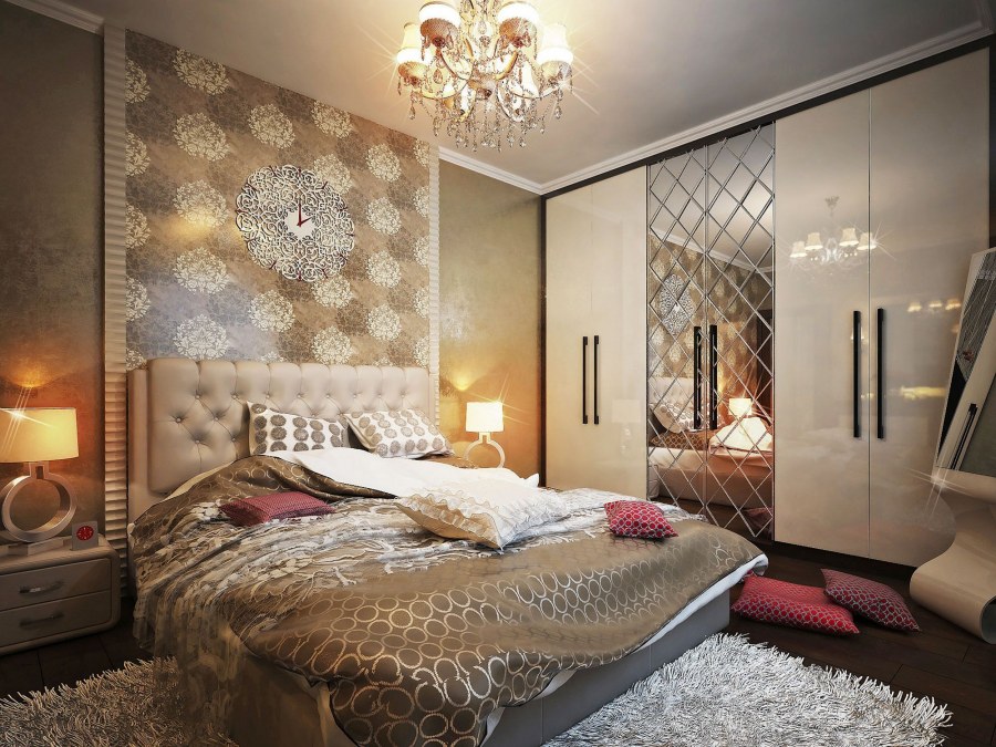 Интерьер комнаты в стиле арт деко