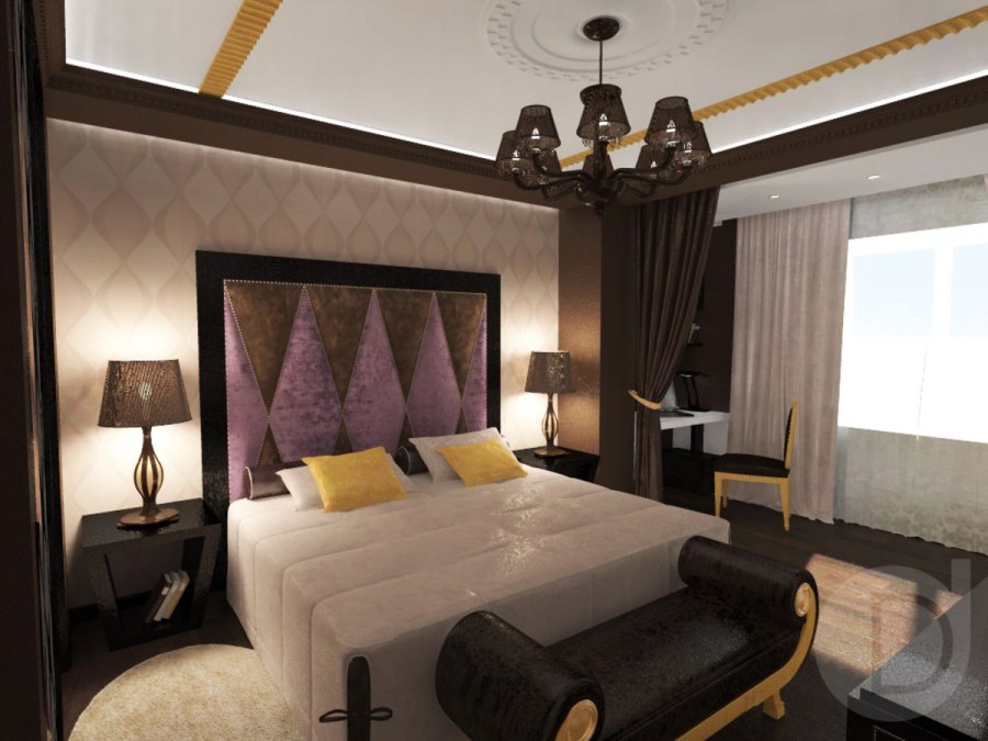 Спальня в стиле ар деко