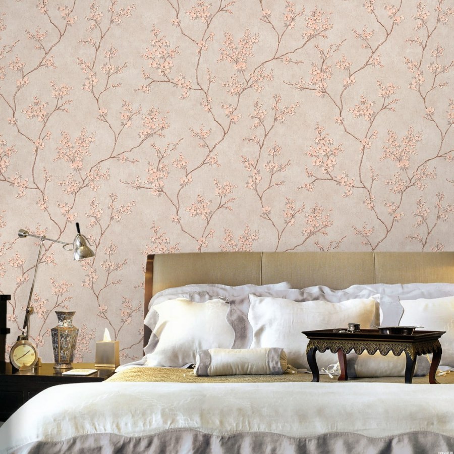 Обои флизелиновые Московская обойная фабрика Сакура серые 4038-2 1.06 м