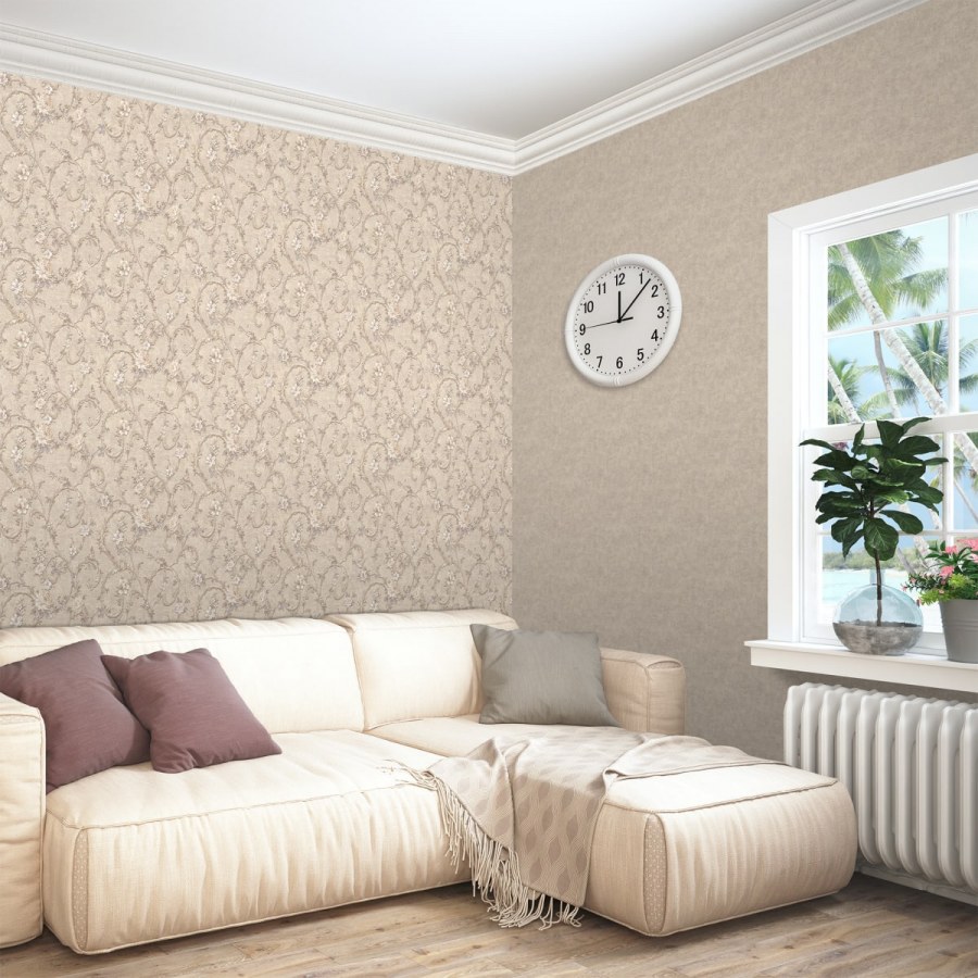Обои флизелиновые Ateliero Provance серые 1.06 м