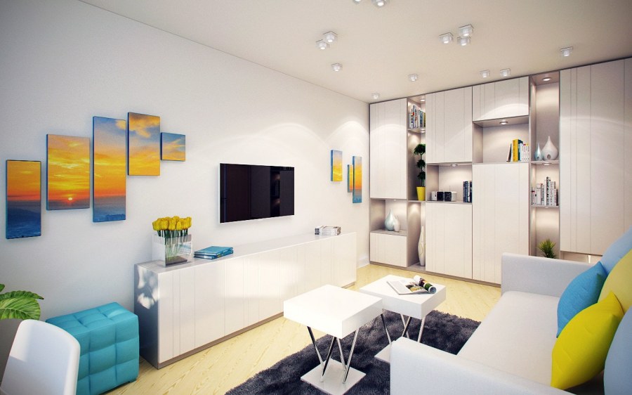 Интерьер однокомнатной квартиры