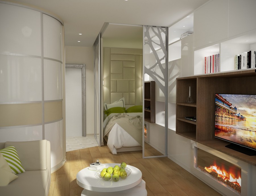 Интерьер маленькой квартиры