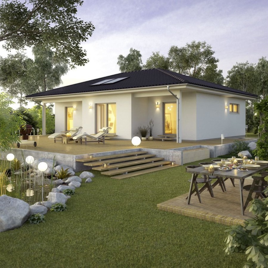 Проект бунгало одноэтажное s-143