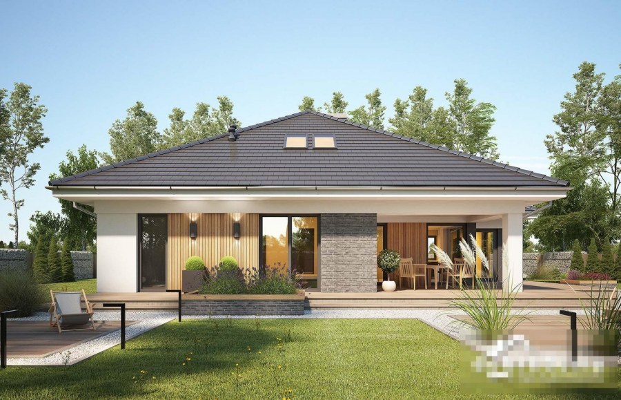 Проект бунгало одноэтажное s-143