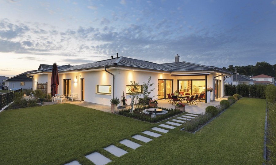 Одноэтажное бунгало