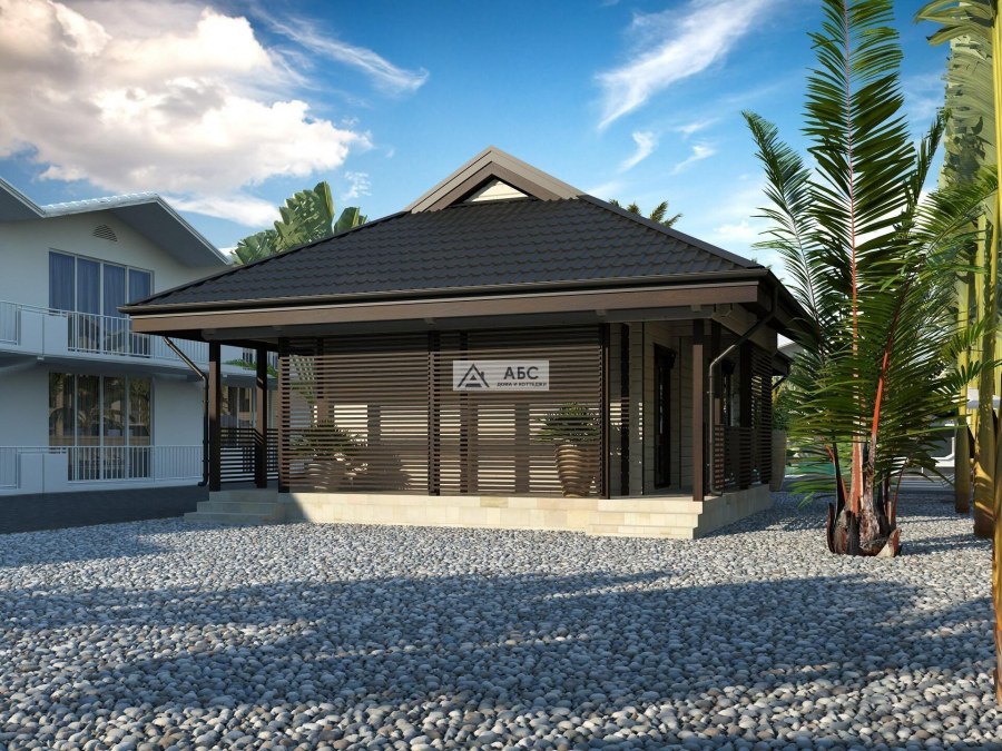 Проект бунгало одноэтажное