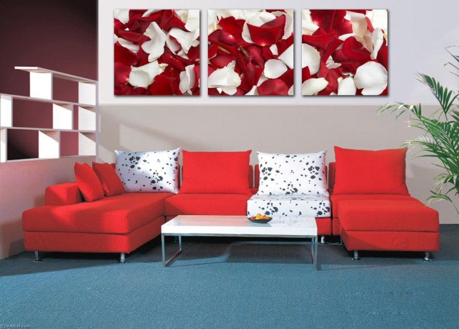 Картины в красных тонах