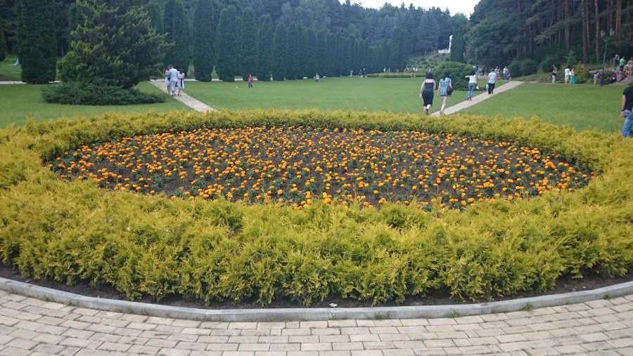 Парк цветник в Кисловодске