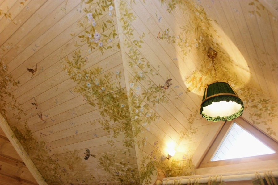 Роспись деревянных стен